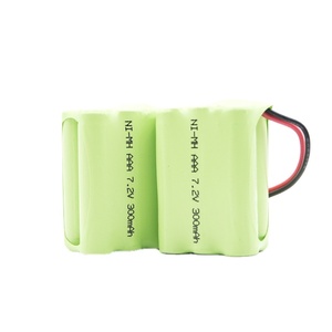 20 שנה של היצרן 7.2v 300mah נטענת aaa ni-mh תעודות rohs עבור יישומים רפואיים