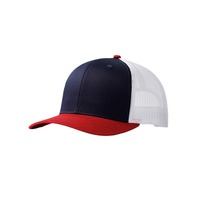 Casquette de baseball pour homme, 100% coton, réglable, haute qualité, avec logo, maille respirante, protection solaire, pour le sport et l'extérieur, modèle chauffeur de camion pour le commerce extérieur, lot de 6 pièces