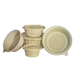1200ML Factory wholesale Disposable biodegradable one time use Food Container for party dinner picnic Disposable lunch box