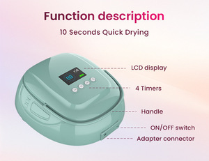 Lampe à LED UV intelligente pour ongles, séchage rapide professionnel du vernis gel, équipement de manucure pour salon - Product Image 2