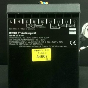 รีเลย์ป้องกันมอเตอร์ Int389r 5A 200-400V AC โซลิดสเตทรีเลย์สำหรับคอมเพรสเซอร์มอเตอร์ผลิตในประเทศเยอรมนี - Product Image 1