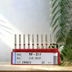 Bộ dụng cụ mài răng kim cương điện chuyên nghiệp, độ mịn cao, tốc độ cao, tiệt trùng được, dùng cho chuẩn bị răng tại phòng khám và phòng thí nghiệm - Product Image 1