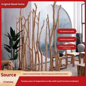 <span class=keywords><strong>Paravent</strong></span> multifonctionnel <span class=keywords><strong>en</strong></span> <span class=keywords><strong>bois</strong></span> massif <span class=keywords><strong>de</strong></span> camphrier, style chinois moderne, <span class=keywords><strong>branches</strong></span> naturelles, pour salon, entrée, maison - Product Image 4