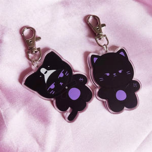 2 pz/set Kpop <span class=keywords><strong>Monsta</strong></span> X cartone animato acrilico portachiavi MINHYUK JOOHEON cane gatto animale simpatico portachiavi borsa chiave decorazione HYUNGWON I.M fan regalo - Product Image 6