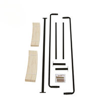 Cadre de lit double pliable moderne et minimaliste avec rangement, gain de place, multifonctionnel, écologique, taille Queen/King pour chambre à coucher