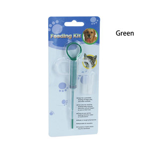 Strumento Dispenser per alimentazione medica per animali domestici 3 colori riutilizzabili per gatto sparatutto - Product Image 4