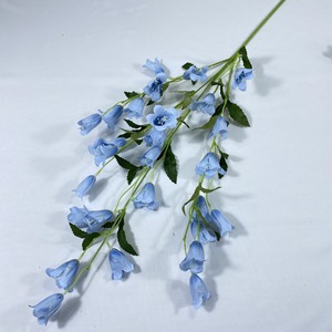 BF-WD10 Decorazione per Matrimoni, Fiore Artificiale, Campanula a 3 Teste, Fiore Artificiale di Cannepola - Product Image 4