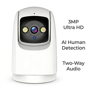 Nouvelle Caméra de Sécurité Intelligente 3MP 2026 pour Maison Connectée, Caméra IP PTZ Extérieure WiFi 1080P, Moniteur de Surveillance Vidéo Sans Fil V380 Pro - Product Image 2