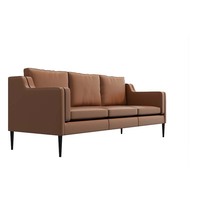 HS3-expositor de alta gama ODM OEM, muebles de lujo de alta gama, sofá tapizado de 3 plazas