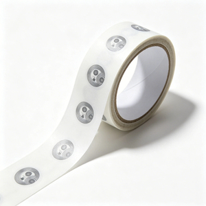 Autocollant NFC antivol, étiquette ISO 14443A, étiquette adhésive humide/sèche, diamètre 21 mm, autocollant RFID passif NFC - Product Image 1
