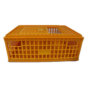 Professional Live Chicken Poultry Transport Equipment Cage Chick Turnover Box Plastic Poultry Crates for duck chicken pigeon