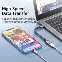 Kabel Pengisi Daya USB C Rechargeable OTG Adapter USB 2.0 Tipe-C untuk Ponsel Laptop - Transmisi Data Kecepatan Tinggi Kondisi Baru