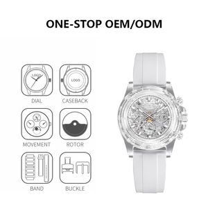 <span class=keywords><strong>Reloj</strong></span> Mecánico de Lujo para Hombre con Caja de Cristal de Zafiro K9 OEM, Cronógrafo, Esqueleto <span class=keywords><strong>Visible</strong></span>, <span class=keywords><strong>Reloj</strong></span> Automático - Product Image 4