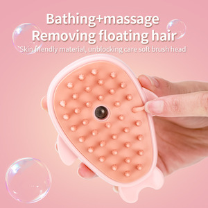 Cepillo de Masaje y Peine Pulverizador Recargable de Lujo Little Whale, de ABS y TPR, Herramienta de Baño de Vapor para Eliminar el Cabello Suelto - Product Image 2
