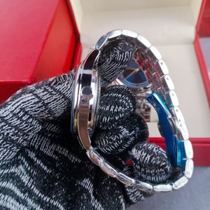 Reloj de Pulsera de Vestir Analógico Premium para Hombre, Correa de Acero Inoxidable Plateada, Números Romanos, Resistente al Agua, Calendario, para Negocios - Product Image 6