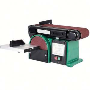 <span class=keywords><strong>Ponceuse</strong></span> à bande électrique multifonctionnelle compacte <span class=keywords><strong>pour</strong></span> le bois et le métal, idéale <span class=keywords><strong>pour</strong></span> les usines de fabrication, état neuf, avec engrenage central - Product Image 1