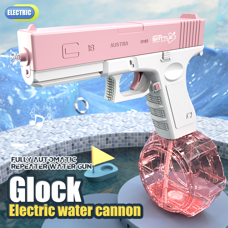 Pistola ad acqua rosa