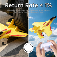 Avion de chasse télécommandé RC 2.4G, planeur léger en mousse EPP, jouet pour enfants, intérieur/extérieur