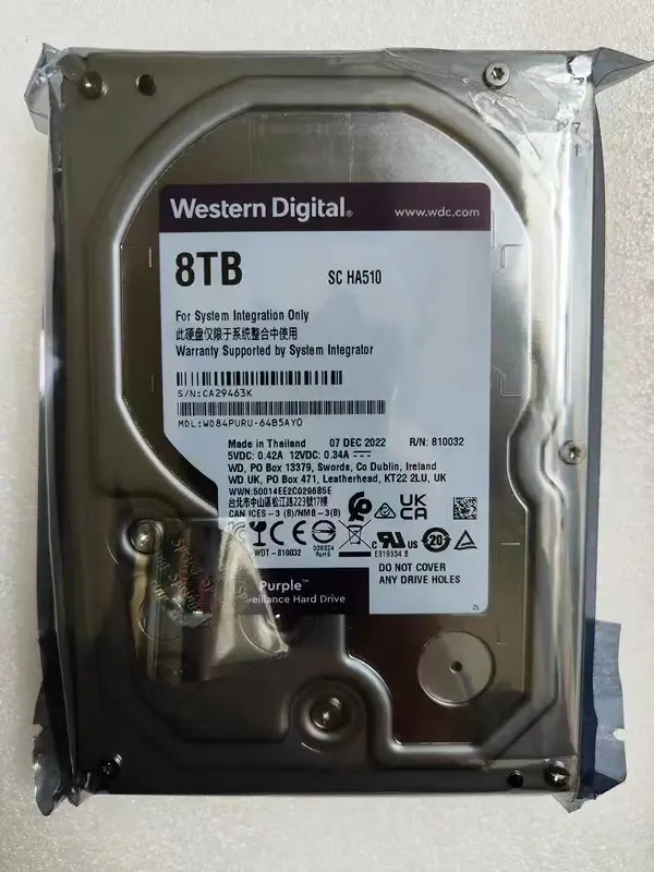 Wholesale Purple HDD 1TB 2TB 3TB 4TB 6TB 8TB 10tb Disco Duro Hard Disk Drive
