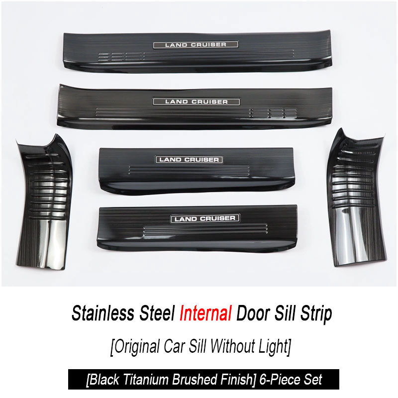 Non-illuminated Black Titanium Brushed +6pcs