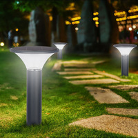 Lampe solaire à piquet pour jardin extérieur, LED, IP65, étanche, pour aménagement paysager, allumage et extinction automatiques, lampe solaire pour parc, cour