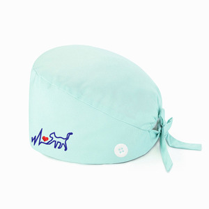 หมวกผ่าตัดผ้าฝ้ายระบายอากาศได้ดี ปัก/สกรีนโลโก้ตามสั่ง สำหรับพยาบาลและแพทย์ - Product Image 5