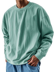 <span class=keywords><strong>Polo</strong></span> da uomo felpa da uomo a <span class=keywords><strong>maniche</strong></span> <span class=keywords><strong>lunghe</strong></span> bella coppia stile Casual Versatile ampia girocollo tendenza primaverile - Product Image 5