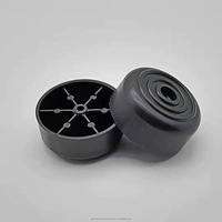 Pieds de canapé ronds en plastique durables CY-715 avec patins épaissis pour un support stable et solide pour le nivellement des canapés et des chaises