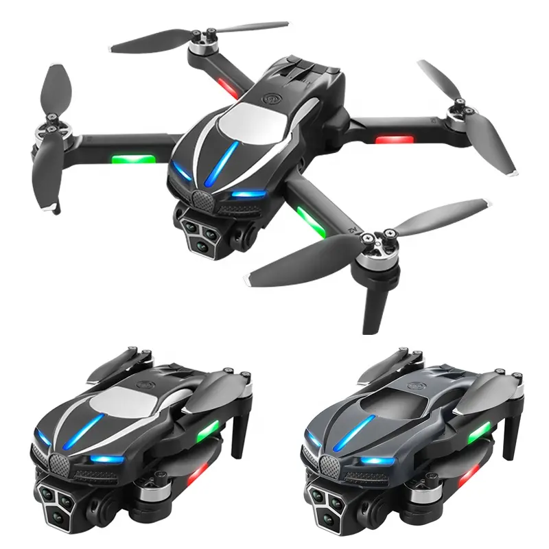 M2 Anfänger-Drohne 3 Kamera optische Flow-Positionierung Hindernisvermeidung RC Quadkopter Spielzeug faltbar WLAN FPV 150 M Distanz