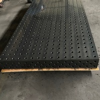Table de soudage 3D, service de conception personnalisée, grille à trous de 28 mm, plateforme modulaire nitridée pour la fabrication OEM