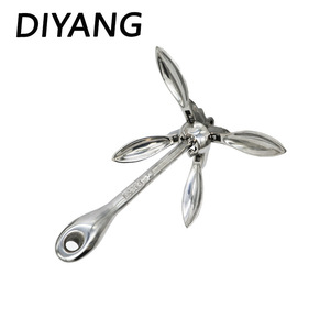 สมอจับจับแบบพับได้ Diyang ทำจากเหล็กกล้าไร้สนิม 316 ขัดเงา สำหรับใช้กับเรือยอชท์ - Product Image 1