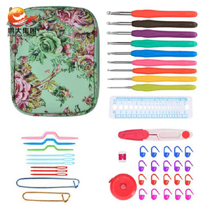 <span class=keywords><strong>Crochet</strong></span> clavado kit de mango suave ergonómico <span class=keywords><strong>tulip</strong></span> de aluminio aguja de tejer gancho de ganchillo con caso - Product Image 2