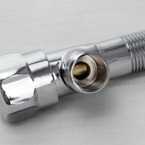 Válvula angular con rosca macho de 1/2 pulgada, acabado cromado, para calentador de agua, grifo de inodoro S101 - Product Image 2