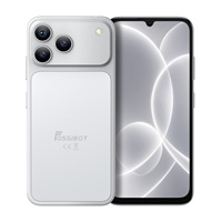 Fossibot C17 Android, Teléfono Inteligente Ligero con el Mejor Estilo Moderno, 4+128 GB, Batería de 5000 mAh, Android 16, Cámara de 16 MP, el Teléfono Inteligente Más Reciente