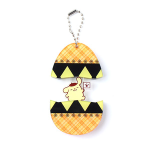 Custom Creative Fun Hatching Egg Cartoon Animation Surrounding Pendant Small Acrylic Pull Interlayer Key Chain Decoration - Product Image 2