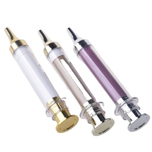 Toptan 10ml kozmetik boş şırıngalar ambalaj siyah gümüş altın şırınga kozmetik şırınga göz kremi için havasız şişe - Product Image 1