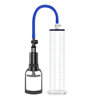 Bomba de Vacío para Pene con Cilindro de Presión Acrílico, Recargable por USB, Impermeable, Sin Lubricante, para Mejora Masculina, con Certificación CE y ROHS