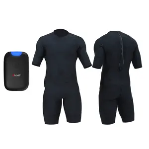 Electrodos flexibles de eeg seco, ropa de entrenamiento ems, traje de fitness para todo el cuerpo