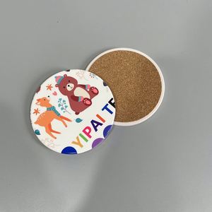 Sublimation Blank Square and Round Tiles Heat Transfer Crafts Cup Mug Tumbler <b>Ceramic</b> <b>Coasters</b> for Customized Gift - Product Image 3