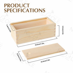 B0266 Nicole doublures <span class=keywords><strong>en</strong></span> silicone grandes et fines pour <span class=keywords><strong>savon</strong></span> avec boîte <span class=keywords><strong>en</strong></span> <span class=keywords><strong>bois</strong></span> moules à <span class=keywords><strong>savon</strong></span> <span class=keywords><strong>en</strong></span> pain de Silicone bricolage - Product Image 2