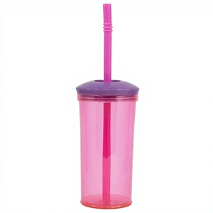 Gobelet réutilisable pour enfants, sans BPA, en plastique, 430 ml, avec <span class=keywords><strong>figurine</strong></span> 3D |   ESSENCE DE CRAYON DE DRAPEAU PAW PATROL POUR FILLES - Product Image 4