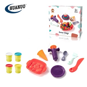 Juego de juego de simulación de plastilina de colores, 6 latas (2 onzas) con juego de arcilla para herramientas de juego para ni - Product Image 4