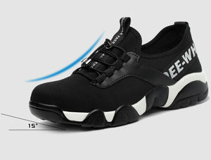 Chaussures de sécurité de travail en gros, respirantes, légères, avec embout en acier, anti-perforation, anti-écrasement, protection du travail - Product Image 3