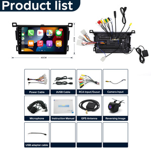 Estéreo para Auto Android15 de 2+64G con Navegación GPS para Toyota RAV4 2013-2018 con Carplay, Android Auto, Radio de 9 Pulgadas con WiFi, BT/FM/RDS - Product Image 6