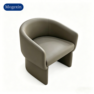 Modern <b>Upholstered</b> Dining <b>Chairs</b> Set Grey Fabric Accent <b>Chairs</b> for Restaurant Hotel Use - Product Image 6