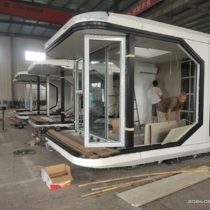 Casa Capsula Spaziale Personalizzata, Cabina Modulare in Alluminio Aeronautico con Controllo Intelligente per Gruppi Alberghieri Internazionali - Product Image 3