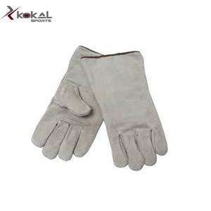 Guantes de soldadura hechos de cuero de vaca dividido de alta calidad resistentes a la abrasión para soldadura MIG/TIG estilo europeo TAMAÑO DE Color personalizable - Product Image 5