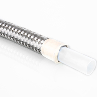 Tuyau de frein en Teflon enduit de PU personnalisé 3AN AN3 en acier inoxydable 304 tressé 3,2 mm, ligne de frein PTFE, tuyau d'embrayage pour automobile