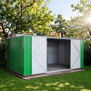 EG0808-H160-H <span class=keywords><strong>de</strong></span> stockage d'arrière-cour Abris <span class=keywords><strong>de</strong></span> <span class=keywords><strong>jardin</strong></span> extérieurs Abris <span class=keywords><strong>de</strong></span> <span class=keywords><strong>jardin</strong></span> <span class=keywords><strong>de</strong></span> stockage préfabriqués en <span class=keywords><strong>métal</strong></span> - Product Image 4