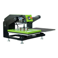 Nouvelle presse à chaud pneumatique double station CYFZLCB2 15x15cm avec plateau supérieur coulissant pour étiquettes et marquage à chaud, résistante au lavage